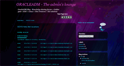 Desktop Screenshot of oracleadm.blogspot.com