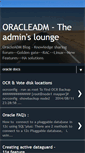Mobile Screenshot of oracleadm.blogspot.com