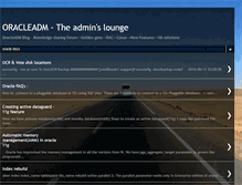 Tablet Screenshot of oracleadm.blogspot.com