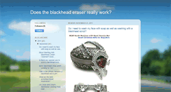 Desktop Screenshot of blackhead-eraser.blogspot.com