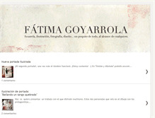 Tablet Screenshot of fatimagoyarrola.blogspot.com