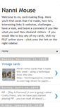 Mobile Screenshot of nannimouse.blogspot.com