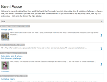 Tablet Screenshot of nannimouse.blogspot.com
