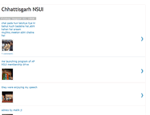 Tablet Screenshot of chhattisgarhnsui.blogspot.com