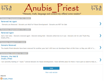 Tablet Screenshot of anubispriest.blogspot.com