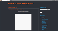 Desktop Screenshot of neverlovedtheshovel.blogspot.com
