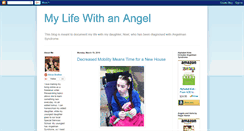 Desktop Screenshot of mylifewithanangel.blogspot.com