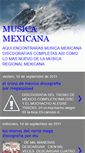 Mobile Screenshot of mexicanosmusic.blogspot.com