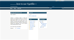 Desktop Screenshot of how-to-use-ugotfile.blogspot.com