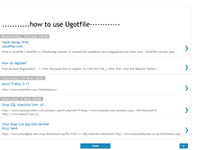 Tablet Screenshot of how-to-use-ugotfile.blogspot.com