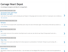 Tablet Screenshot of carnageheartdepot.blogspot.com