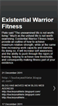 Mobile Screenshot of existentialfitness.blogspot.com