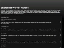 Tablet Screenshot of existentialfitness.blogspot.com