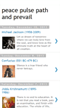 Mobile Screenshot of peacepulse.blogspot.com