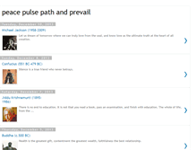 Tablet Screenshot of peacepulse.blogspot.com
