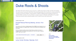 Desktop Screenshot of duke-roots-shoots.blogspot.com