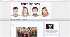 Desktop Screenshot of four-by-two.blogspot.com