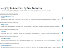 Tablet Screenshot of paulburnstein.blogspot.com