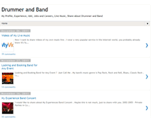 Tablet Screenshot of drummernband.blogspot.com