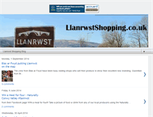 Tablet Screenshot of llanrwst-shopping.blogspot.com