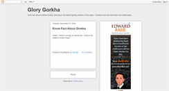 Desktop Screenshot of gorkhainfo.blogspot.com