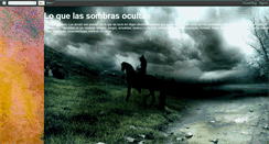 Desktop Screenshot of loquelassombrasocultan.blogspot.com