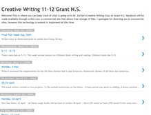 Tablet Screenshot of ghszartlercreativewriting.blogspot.com