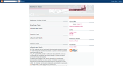 Desktop Screenshot of disenoenflash.blogspot.com
