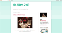 Desktop Screenshot of myalleyshop.blogspot.com