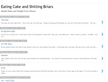 Tablet Screenshot of eatingcakeandshittingbriars.blogspot.com