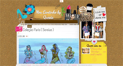 Desktop Screenshot of cantinhodaquesia.blogspot.com