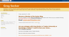 Desktop Screenshot of gregsecker.blogspot.com