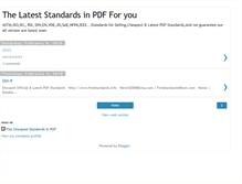 Tablet Screenshot of latest-standards.blogspot.com