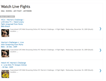 Tablet Screenshot of live-fights.blogspot.com