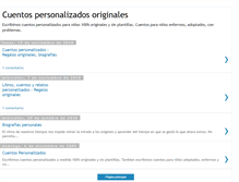 Tablet Screenshot of cuentospersonalizadosoriginales.blogspot.com