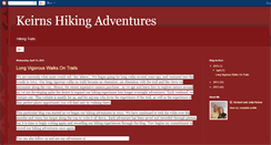 Desktop Screenshot of keirnshikingadventures.blogspot.com