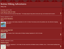 Tablet Screenshot of keirnshikingadventures.blogspot.com