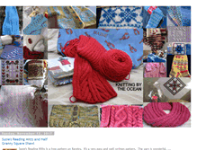 Tablet Screenshot of knittingbytheocean.blogspot.com