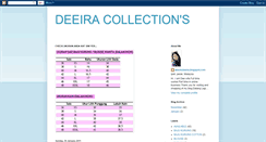 Desktop Screenshot of deeiracollections.blogspot.com