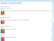 Tablet Screenshot of deeiracollections.blogspot.com