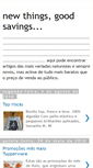 Mobile Screenshot of newthingsgoodsavings.blogspot.com