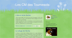 Desktop Screenshot of les-cm-des-tournesols.blogspot.com