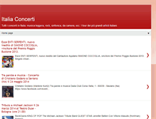 Tablet Screenshot of italia-concerti.blogspot.com