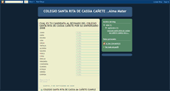 Desktop Screenshot of colegiosantaritadecassia.blogspot.com