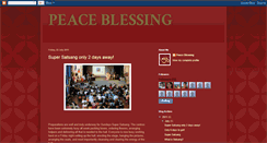 Desktop Screenshot of peaceblessing.blogspot.com