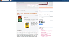 Desktop Screenshot of librarypowwow.blogspot.com