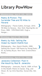 Mobile Screenshot of librarypowwow.blogspot.com
