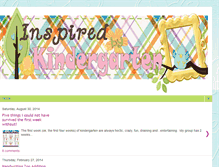Tablet Screenshot of inspiredbykindergarten.blogspot.com