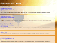 Tablet Screenshot of drinkwareglassware.blogspot.com