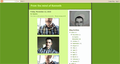 Desktop Screenshot of fromthemindofkenneth.blogspot.com